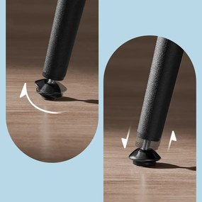 Conjunto de 2 cadeiras de sala de jantar Coleção EKHO Preto