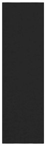 Capacho Retangular vidaXL Preto 120x400 cm