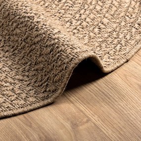 Tapete ZIZUR 90 cm aspeto de juta interior e exterior