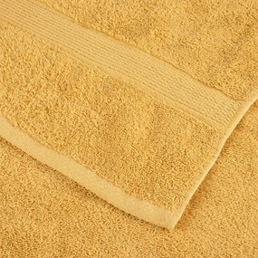 Toalhas premium SOLUND 2 pcs 100x200 cm 600 gsm dourado