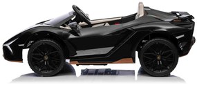 Carro elétrico para crianças Lamborghini Sian 4X4, 12V, 2 Lugares controle remoto 2,4 GHz, entrada USB/AUX, Bluetooth, Suspensão, Portas de abertura v