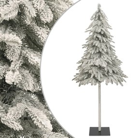 vidaXL Árvore de Natal artificial c/ flocos de neve 150 cm