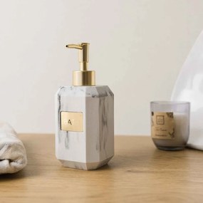 Doseador Mármore Dourado Eden