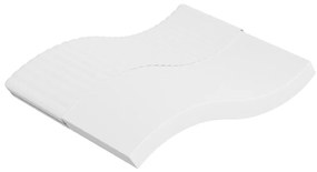 vidaXL Colchão de espuma médio suave 160x200 cm