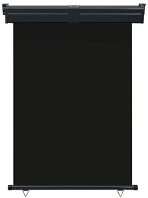 Toldo lateral para varanda 125x250 cm preto