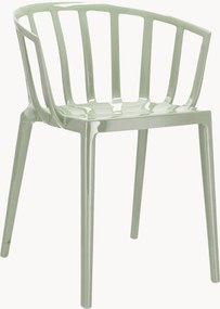 Cadeira de braços empilhável para interior e exterior Venice