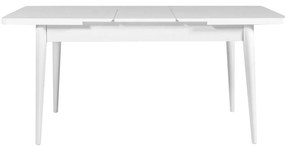 Mesa de Jantar Extensível Vina – Branco – 130x77x80 cm