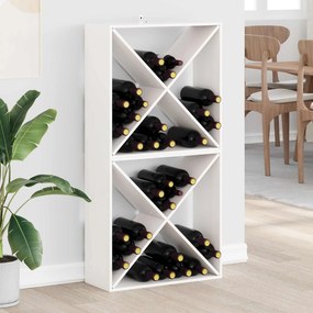 vidaXL Escorredor de Vinho 2 pcs Branco 62 x 25 x 62 cm