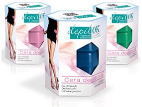 Cera Depilatória Corporal Depil Ok Azul (300 G)