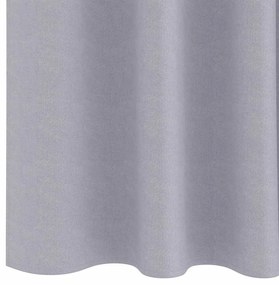 Cortinas 2 pcs Cinza Metálico 245 x 140 cm Poliéster