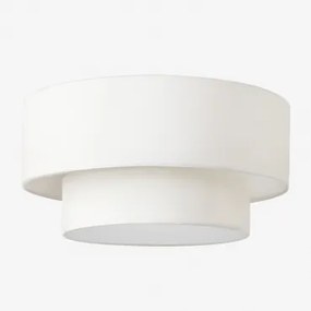 Plafon De Teto Lumira Branco & Ø40 Cm - Sklum