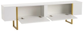 Móvel TV Serenity – Branco e Dourado – 180 cm x 50 cm x 29,5 cm