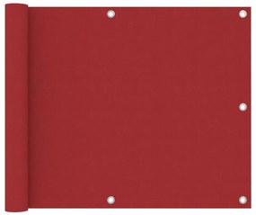 Tela de varanda 75x500 cm tecido Oxford vermelho