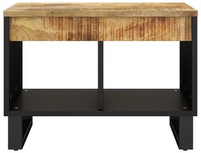 Mesa de centro 55x50x40 cm madeira de mangueira maciça