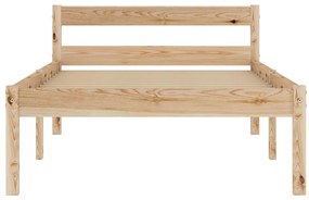 Estrutura de cama 100x200 cm madeira pinho maciço