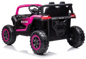 Carro elétrico infantil 12v BUGGY VENTO 12V, com luzes Led, controlo remoto Rosa