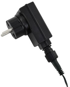 Cordão de luzes c/ 600 LEDs int/ext IP44 60m branco frio