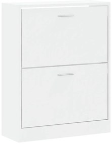 Sapateira 63x24x81 cm derivados de madeira branco brilhante