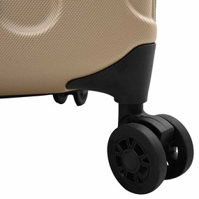 Mala Dobrável Casco Duro 20'' Champagne 34x23x55.5 cm ABS