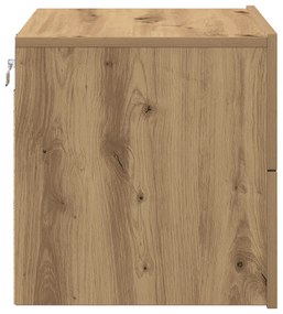 Cabinetes de Cabeceira vidaXL com Luzes LED Montados na Parede 2 pcs C