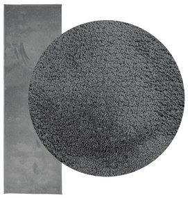 Tapete de pelo curto OVIEDO 80x250 cm antracite