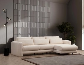 Sofá de Canto Lily – Creme – 290 x 165 cm
