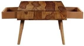 Mesa de centro 110x50x35 cm madeira de acácia maciça