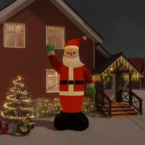 Pai Natal insuflável com luzes LED 475 cm