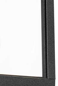 Lanterna de parede exterior preta com sensor de movimento IP44 - Charlois