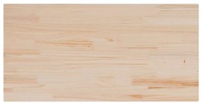Tampo de mesa retangular 110x55x2,5 cm pinho maciço