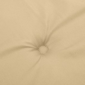 Almofadão p/ banco de jardim 150x50x7 cm mesclado tecido bege
