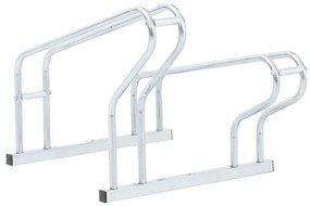 Suporte independente para 2 bicicletas aço galvanizado