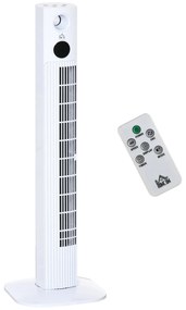 Ventoinha de Coluna 45W Silencioso com Controle Remoto 3 Velocidades 3