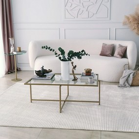 Mesa de Centro Sun S408 – Dourado – 94x35x64 cm