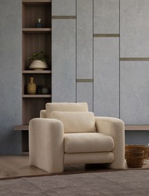 Cadeira Wing Lily – Bege – 98x97x73 cm