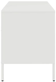 Móvel de TV 68x39x50,5 cm aço branco