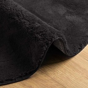 Tapetes Preto 100 x 200 cm Poliéster