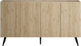 Aparador "Rovere" - Carvalho - 180x100x43cm - Design Moderno
