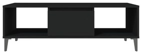 Mesa de centro 103,5x60x35 cm derivados de madeira preto