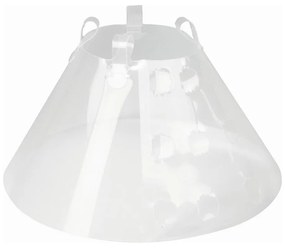 Colar Isabelino para Cães Kvp Betsy Transparente (33-41 cm)