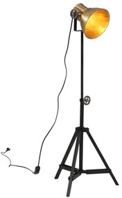 vidaXL Candeeiro de pé 25 W 35x35x65/95 cm E27 bronze antigo