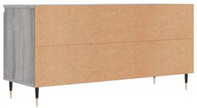 Móvel de TV 104x35x50 cm derivados de madeira cinzento sonoma