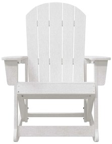 Cadeira Baloiço Adirondack Branca 73.5x92x90 cm HDPE