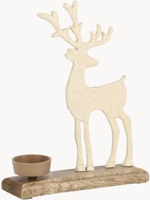 Castiçal em madeira de manga Hudson Reindeer