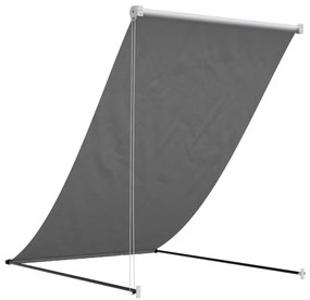 Toldo retrátil 150x150 cm tecido e aço antracite