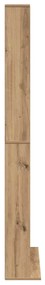 Armário de CD vidaXL Carvalho Artesanal 101x23x177,5 cm Madeira Revest