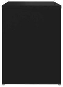 Mesa de cabeceira 40x30x40 cm derivados de madeira preto