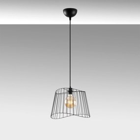 Candeeiro de Teto Byisoo – Preto – 40 x 40 cm