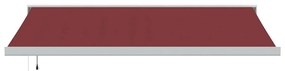 Toldo retrátil automático 450x300 cm bordô