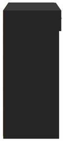 Aparador 80x42,5x93 cm cm derivados de madeira preto